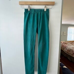 Hanna Andersson teal green Leggings